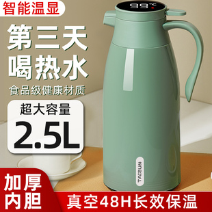 小热水瓶大容量玻璃胆保暖水壶家用大容量开水壶保温壶泡茶壶2L杯