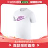 韩国直邮Nike 衬衫 NIKE NSW 基本款 PUTURA 短袖 T恤 白色粉红