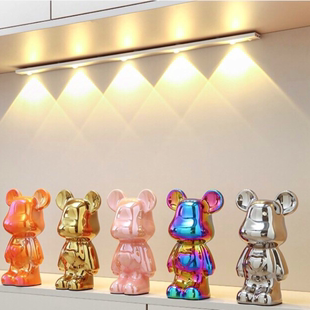 创意暴力熊客厅摆件轻奢电视柜酒柜玄关卡通爱心熊艺术儿童装饰品