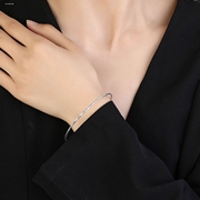 韩国设计感多层次手链简约个性手环ins小众设计手镯女手饰品网红