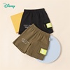 迪士尼童装男童纯棉五分裤针织立体口袋夏季潮酷米奇印花工装裤