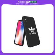 日本直邮Adidas阿迪达斯手机保护套iPhone X苹果手机壳黑色简