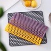 厨房水槽保护可折叠镂空防滑沥水垫创意软硅胶多功能垫餐具隔热垫