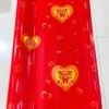 结婚地板革PVC喜字桃心图案红色楼梯婚房布置铺油布家用生日