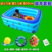 婴儿童充气游泳池成人宝宝，洗澡浴池大号家庭用p小孩玩具球沙池折
