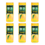 韩国进口饮料饮品lotte乐天芒果汁整箱240ml*6瓶饮料