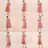 tansshop粉色系列合集，中长款裙姐妹裙伴娘，裙轻礼服裙小裙子