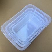 塑料透明带盖收纳保鲜盒储物密封盒酒店厨房保鲜扣盒