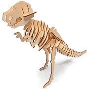 儿童拼图木质立体3d模型拼装动物恐龙男女孩益智玩具diy手工积木