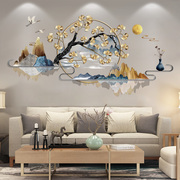 中国风3d立体客厅电视机背景，卧室墙面装饰布置创意，墙贴画壁纸自粘