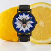 projectsreasontobee立体小蜜蜂，创意男女中性皮带手表