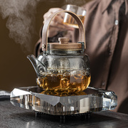 汝窑功夫茶具套装陶瓷茶壶盖碗茶杯茶盘轻奢高档家用喝茶中式