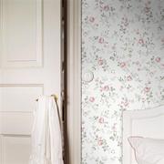法式简约壁纸客厅卧室，儿童房卧室背景墙，m纸美式田园玫瑰花蔷
