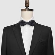 新郎伴郎黑色领带男西装衬衫男士，结婚花纹领结，蝴蝶结套装正装商务