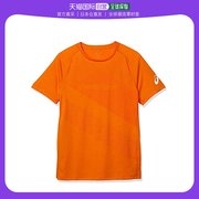 日本直邮ASICS 运动应援拉拉队短袖T恤2091A318男士 橙色EU X