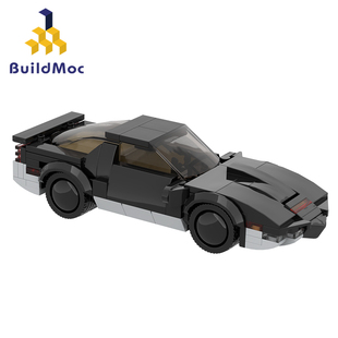 buildmoc凯特-霹雳游侠跑车，积木套装模型中国拼插男孩益智玩具