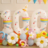 百日宴数字气球立柱，男孩女孩100天宝宝生日场景，布置百天装饰用品