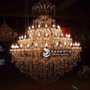 欧式水晶灯客厅吊灯美式蜡烛卧室，餐厅灯简欧创意，别墅工程ktv大灯