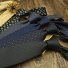 蓝色系列领带男复古条纹，点子英伦8cm正装，职业黑白手打花纹格子