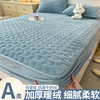 珊瑚牛奶绒夹棉床笠单件床罩冬款加厚床垫保护罩防滑席梦思床套罩