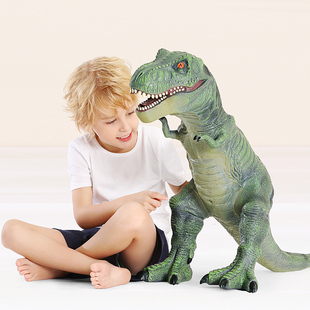 recur侏罗纪恐龙玩具儿童仿真动物模型男生女孩，礼物霸王龙特大号