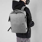 笔记本电脑双肩背包男士17.3寸学生书包，15.6寸多功能大容量手提商务，通勤背包14寸可套拉杆箱16寸