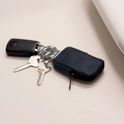 德国troika拉链钥匙包创意汽车，钥匙扣随身便携口罩杀菌袋零钱包