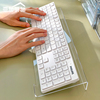 桌面键盘支架亚克力托架台式笔记本电脑增高架打字办公室工位神器