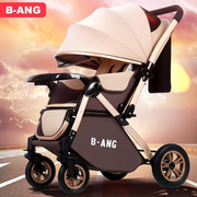 婴儿推车可坐可躺轻便折叠宝宝，伞车四轮减震儿童双向手推车子