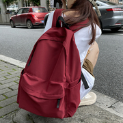 书包女日系ins风简约校园高中大学生双肩，包初中生旅行背包大容量
