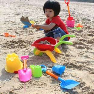 海滩玩具儿童挖沙套装女孩男孩，沙滩家用玩沙土大号户外小孩子玩