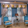 欧式窗帘客厅奢华大气，法式别墅豪华高级美式遮光卧室高档窗纱