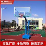 户外可移动篮球架标准，式专业比赛方管，篮球架成人圆管篮球架