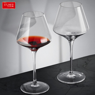 石岛创意酒具欧式水晶，大号勃艮第杯高脚杯，玻璃红酒杯大肚杯醒酒器
