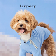 双拉链上衣 Lazyeazy宠物狗狗猫小型犬弹性柔软丝滑舒适T恤衣服