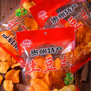 碧惠130克贵州麻辣油炸土豆片洋芋片土豆丝洋芋丝薯片袋装零食