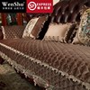 123欧式沙发垫高档奢华毛绒，四季通用防滑厚美式真皮组合贵妃套罩