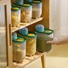 大号透明五谷食品杂粮，密封罐厨房大容量收纳盒，塑料瓶子奶粉储物罐