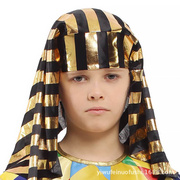 万圣节儿童服埃及国王套装舞会表演出服饰男女童埃及法老