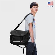 美国迪克斯斜挎包时尚通勤单肩包学生书包，大容量15寸电脑邮差包潮