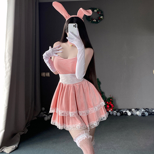 圣诞装cosplay兔女郎主题制服网红穿搭性感新年夜店派对万圣套装
