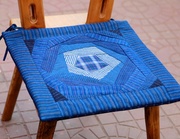 手工拼布土布坐垫老粗布椅子垫餐椅垫纯棉布座垫板凳凳子垫含棉芯