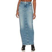 Good American TUBE MAXI DENIM SKIRT 牛仔半身裙