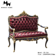 法式奢华进口布艺沙发家具欧美式古典实木雕花单人双人沙发休闲椅