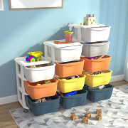 号大收纳箱儿童玩具收纳柜塑料抽屉式夹缝厨房置物架整理箱家用