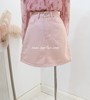 粉色牛仔裙高级订染设计感半身裙2024春夏仙气法式少女风A版短裙