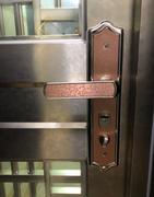 304不锈钢防盗门通用面板把手拉手双开门对开门豪华门锁入户大门