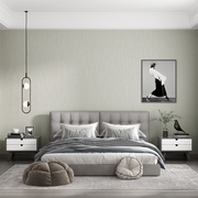 北欧风格墙纸素色无纺布细亚麻墙纸卧室客厅现代简约时尚壁纸轻奢