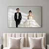 婚纱照相框照片定制打印放大挂墙洗结婚照做成床头水晶相片加裱框