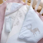 初生婴儿抱被春秋冬季加厚款，新生儿包被宝宝，产房包单外出纯棉被子